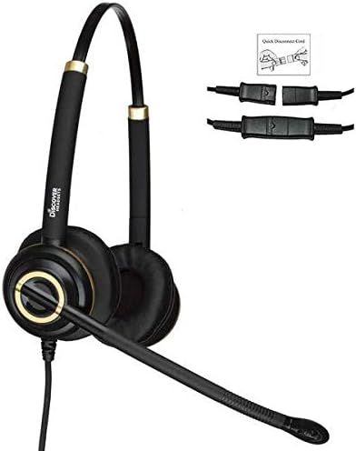 Discover D712 Dual Speaker Wired Office Headset