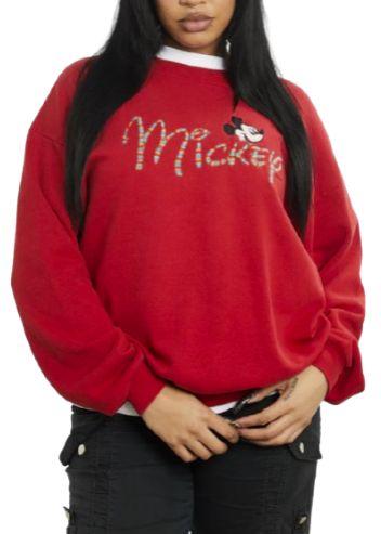 Disney Mickey Mouse Sweatshirt S - Red