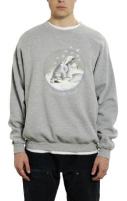 Disney Winnie the Pooh Sweatshirt L - Gray