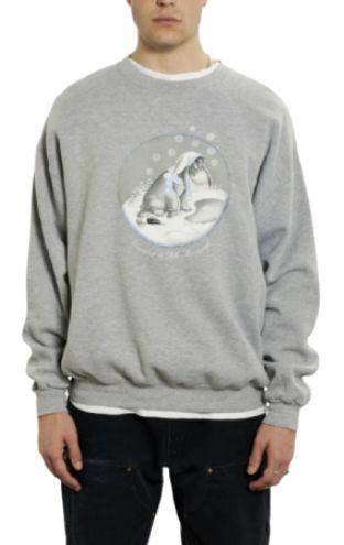 Disney  Winnie the Pooh Sweatshirt L - Gray - Excellent