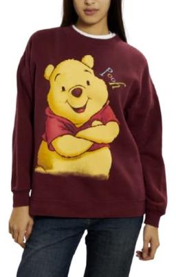 Disney Winnie the Pooh Sweatshirt M - Maroon