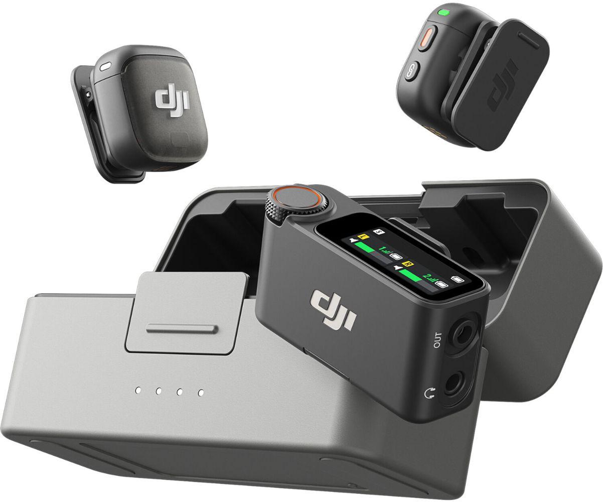 DJI Mic 3 (2 TX + 1 RX + Charging Case) - Black