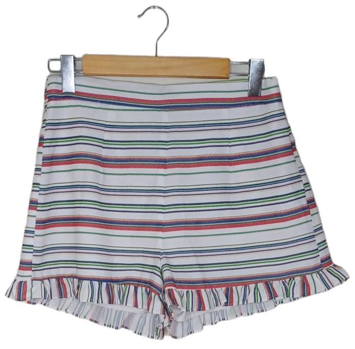Dotti High Waist Striped Shorts 12 - Multi Color