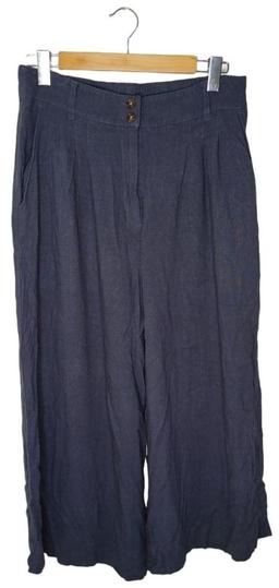 Dotti Linen Blend Culottes 14 - Grey