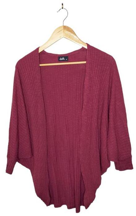 Dotti  Oversized Cardi XS - Crimson - Excellent