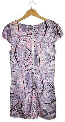 Dotti Patterned Mini Dress 12 - Purple