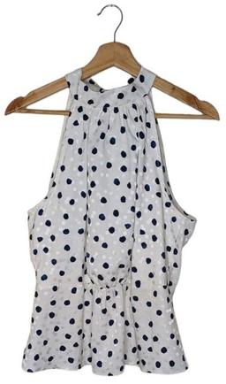 Dotti Polka Dot Blouse 12 - Black/White