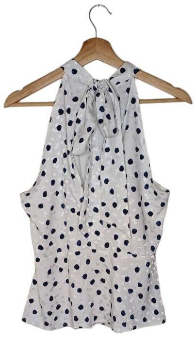Dotti Polka Dot Blouse 12 - Black/White