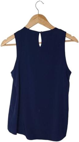 Dotti Sleeveless Blouse 8 - Navy Blue