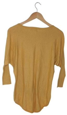 Dotti Thin Knit Jumper XS - Mustard