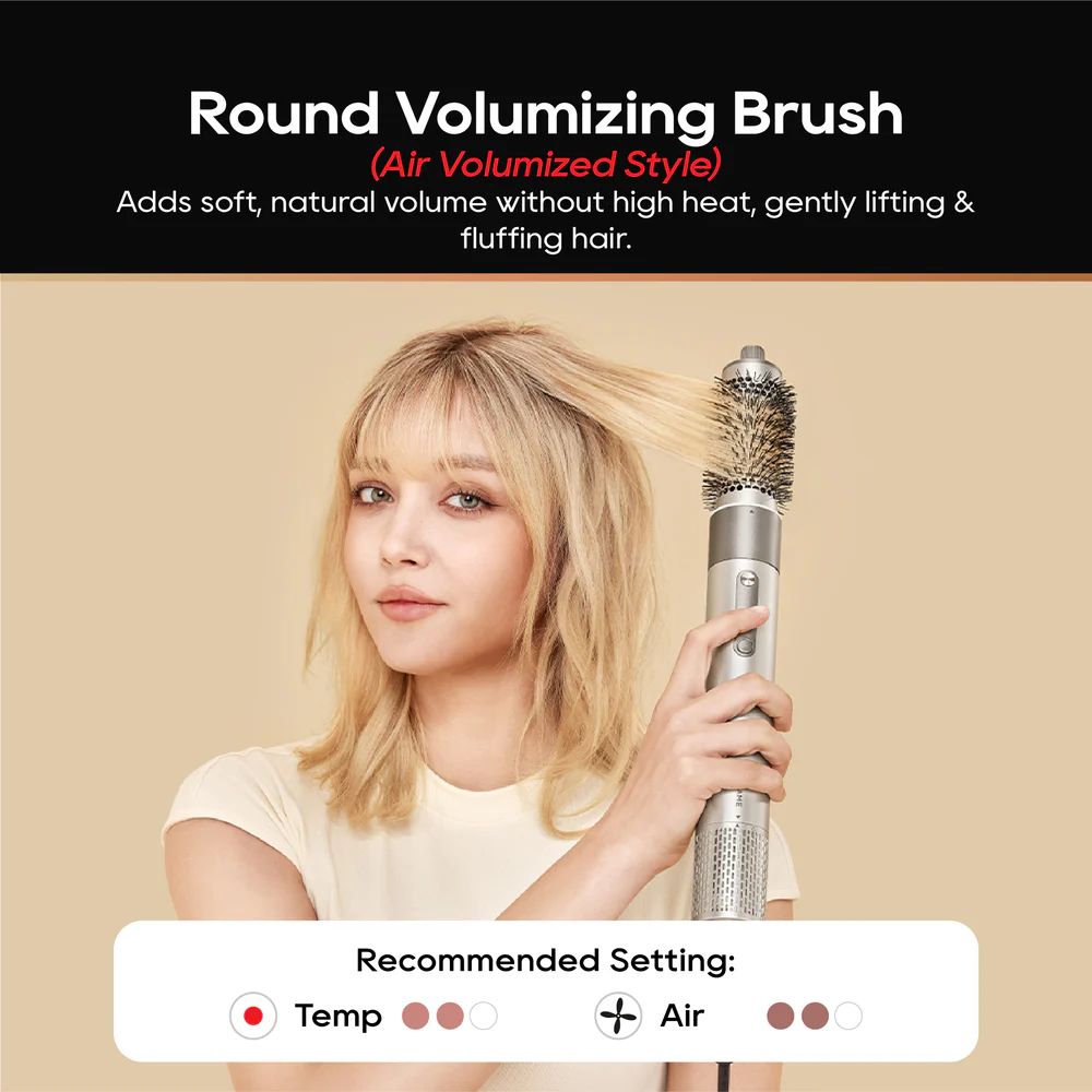 Dreame AirStyle 5-in-1 Hair Drying & Styling Tool Kit - Gold