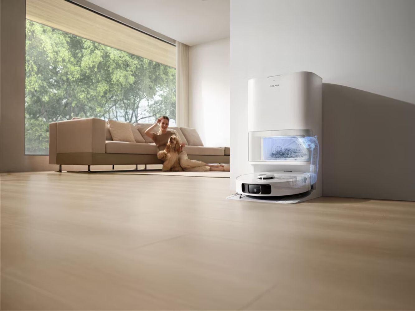 Dreame L40S Pro Ultra Robot Vacuum Cleaner and Mop with Self-Cleaning - White