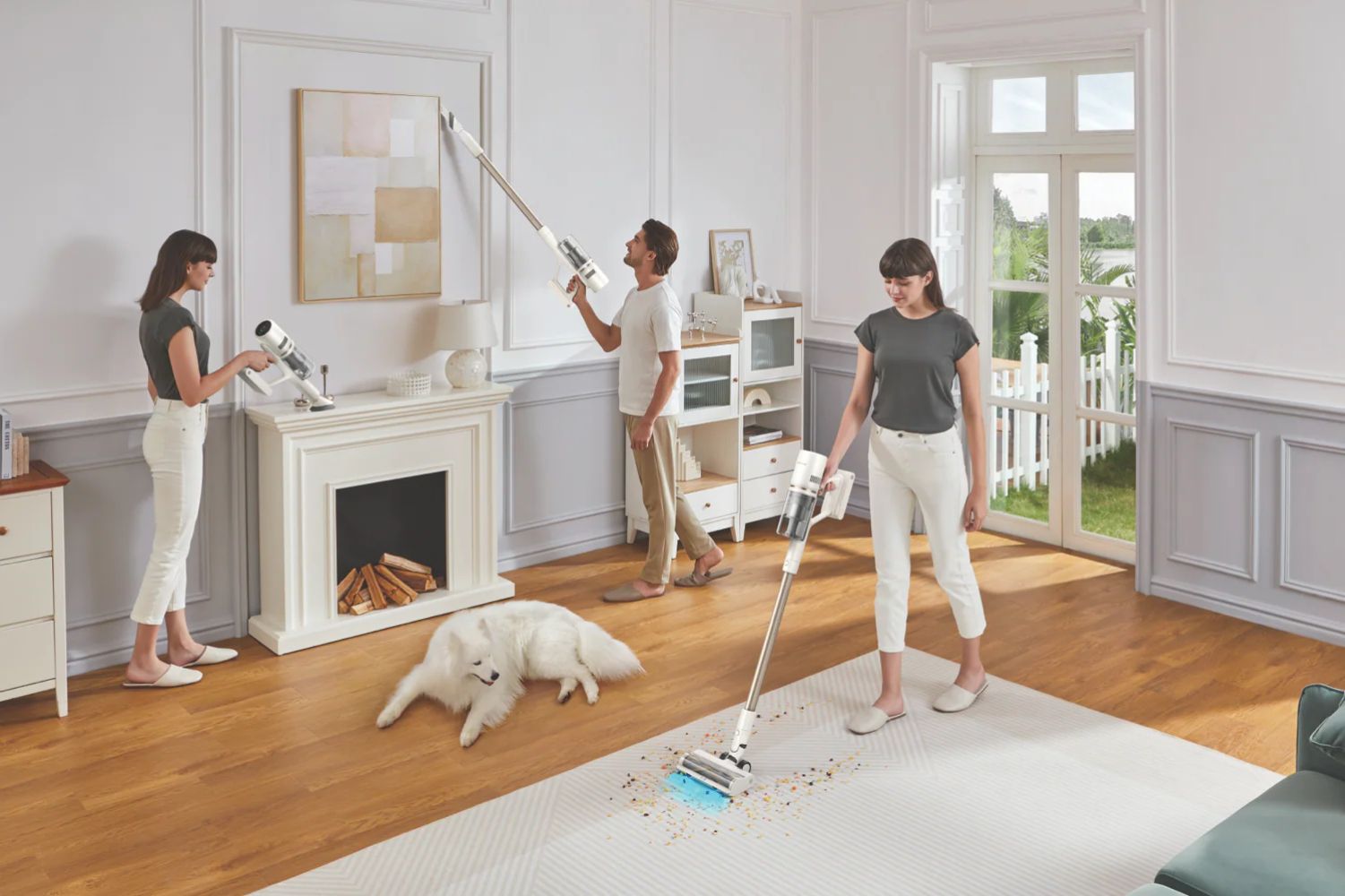 Dreame Z10 Cordless Stick Vacuum Cleaner - White