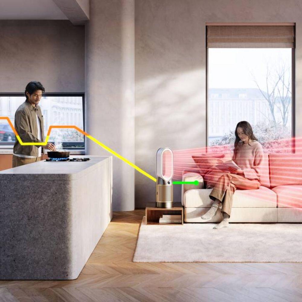 Dyson Purifier Hot+Cool De-NOx HP2 (HP12) - White/Gold