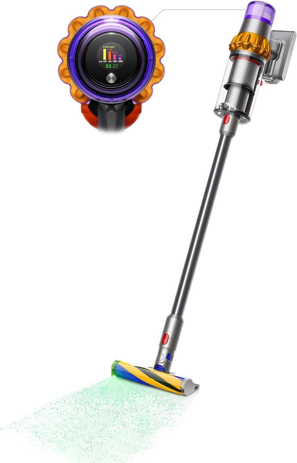 Dyson  V15 Detect Cordless Vacuum Cleaner - Yellow/Iron - Excellent