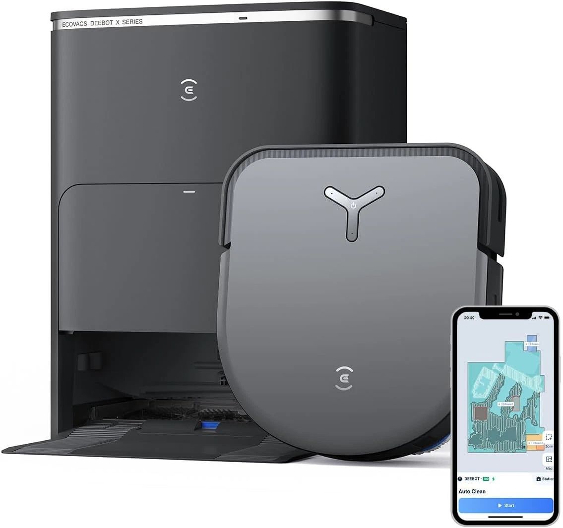 Ecovacs Deebot X5 Omni Vacuum Robot and Mop - Black