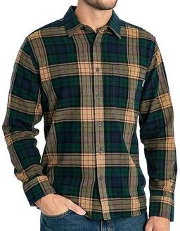 Eddie Bauer Men's Bristol Flannel Long Sleeve Shirt M
