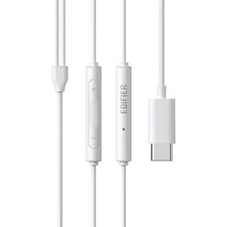 Edifier P180 USB-C Earbuds with Remote and Mic - White