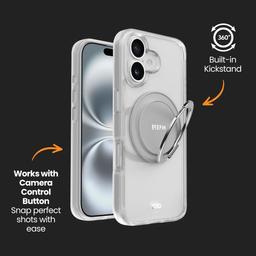 EFM EFM Alta with D3O Bio Phone Case for iPhone 16 - Clear