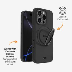 EFM EFM Alta with D3O Bio Phone Case for iPhone 16 Pro Max - Black