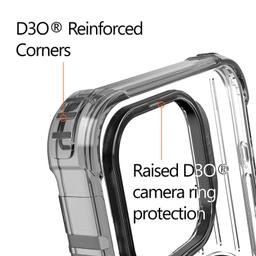 EFM EFM Dakar Phone Case for iPhone 15 Pro Max - Clear/Black - Brand New
