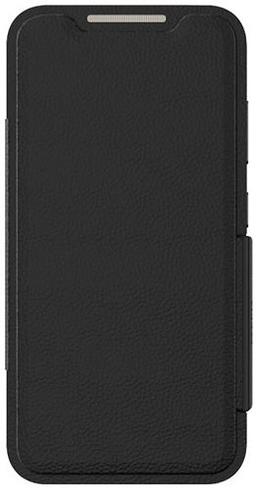 EFM Monaco Armour Leather and D3O Case for Galaxy S23 - Black/Space Grey