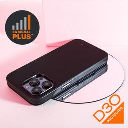 EFM EFM Monaco Wallet Phone Case with D3O 5G for iPhone 15 - Black - Brand New