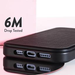 EFM EFM Monaco Wallet Phone Case with D3O 5G for iPhone 15 - Black - Brand New