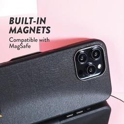 EFM EFM Monaco Wallet Phone Case with D3O 5G for iPhone 15 - Black - Brand New