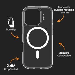 EFM EFM Zurich Phone Case for iPhone 16 Pro Max - Clear - Brand New