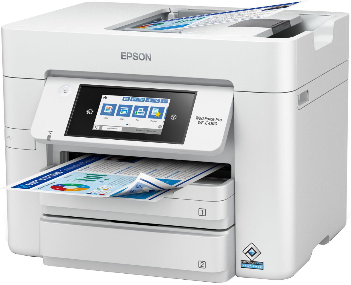 Epson WorkForce Pro WF-C4810 Color MFP Printer (C11CJ05205)