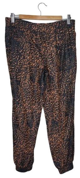 Factorie Patterned Pants S - Black