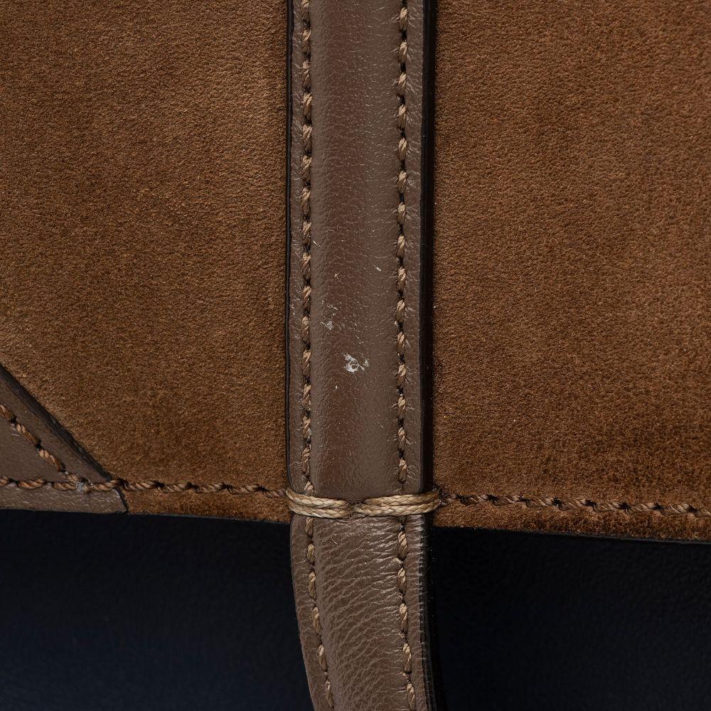 Fendi Suede Calfskin Grace Flip Tote