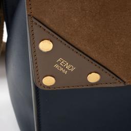 Fendi Suede Calfskin Grace Flip Tote