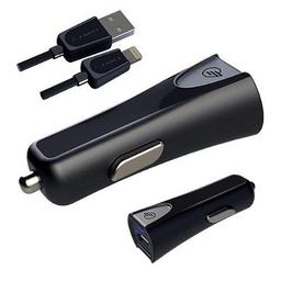 Force VXU10 Vehicle Car Charger DC 5V 1A Output - Black