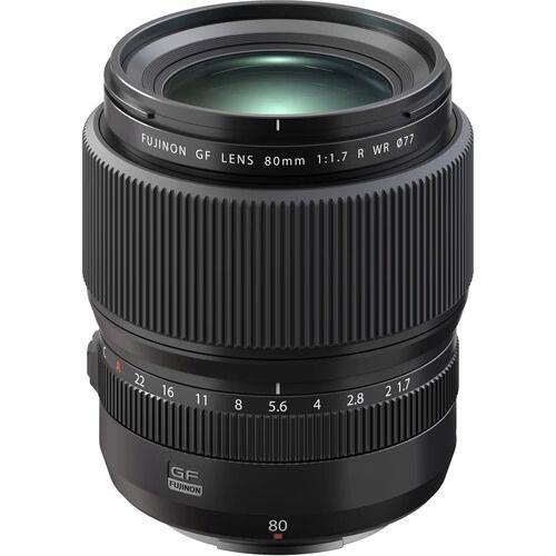 Fujifilm  GF 80mm f/1.7 R WR Lens Fujifilm G - Black - Brand New