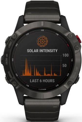 Garmin Fenix 6 Smartwatch Sapphire Edition (Polymer) 47mm in Carbon Gray