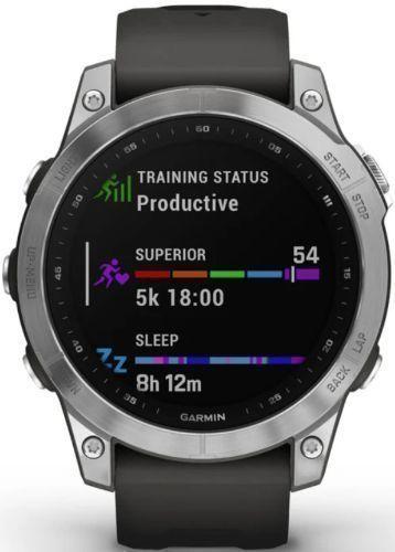 Garmin Fenix 7S Smartwatch Sapphire Solar Edition (Polymer) 42mm in Dark Bronze Titanium