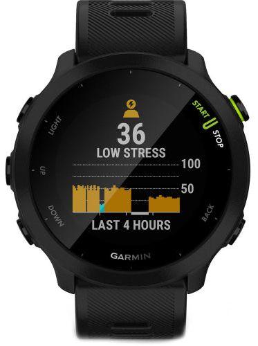 Garmin Forerunner 55 GPS Running Smartwatch Fiber-reinforced Glass in Black in Excellent condition