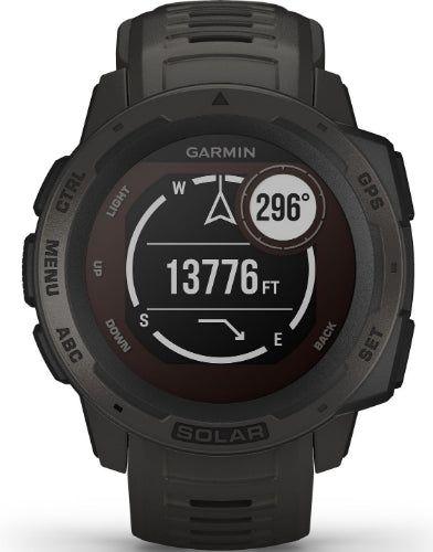Garmin Instinct Solar Smartwatch Fiber-reinforced Polymer 45mm in Graphite in Good condition