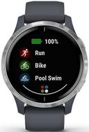 Garmin Venu Smartwatch Fiber-reinforce Polymer 30.4mm in Slate Black