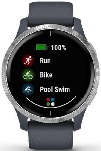 Garmin Venu Smartwatch Fiber-reinforce Polymer 30.4mm in Slate Black