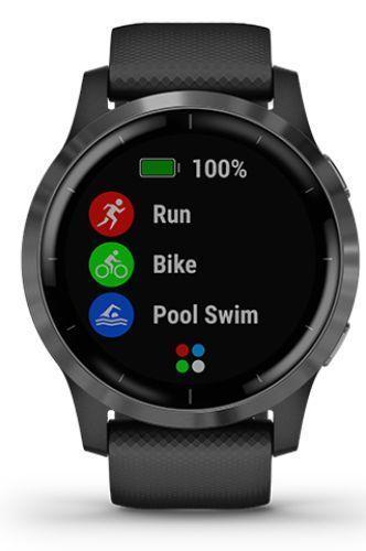 Garmin Vivoactive 4 Smartwatch Fiber-reinforced Polymer 45mm in Slate in Excellent condition