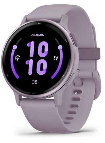 Garmin Vivoactive 5 Smartwatch - 30.4mm - Metallic Orchid Fibre-reinforced polymer Case with Metallic Orchid Silicone Silicone Strap