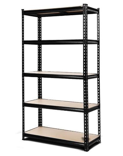 Giantz  1.5M Warehouse Racking Rack Storage Shelf Organiser Industrial Shelving Garage Kitchen Store Shelves Steel - Black - Brand New