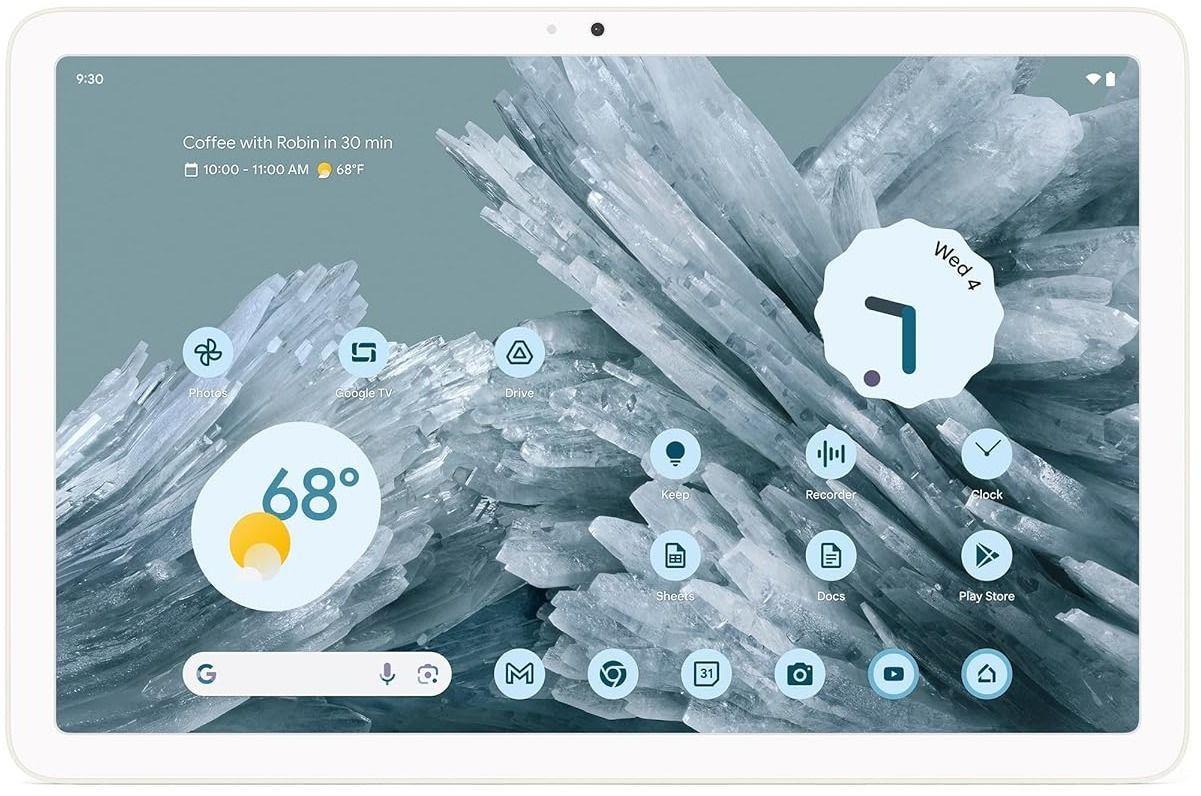 Google  Pixel Tablet - 128GB - Porcelain - WiFi - 10.95 Inch - Premium