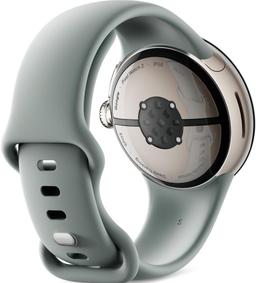 Google Pixel Watch 2 (Bluetooth + LTE) - 32GB - 1.2 inch - Champagne Gold Aluminum Case with Hazel Fluoroelastomer Active Band