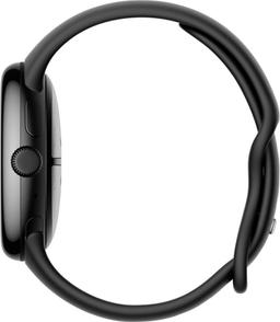 Google Pixel Watch 3 (Bluetooth + LTE) - 32GB - 45mm - Matte Black 100% Recycled Aluminum Case with Obsidian Fluoroelastomer Active Band