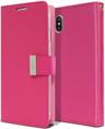 Goosperry Fancy Diary Phone Case for Apple iPhone XR - Hot Pink