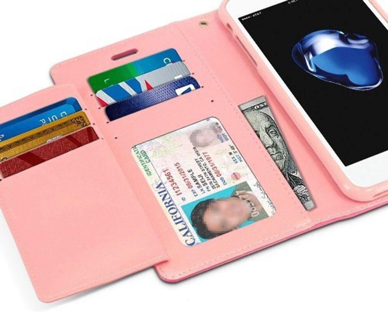 Goosperry Fancy Diary Phone Case for Apple iPhone XR - Hot Pink